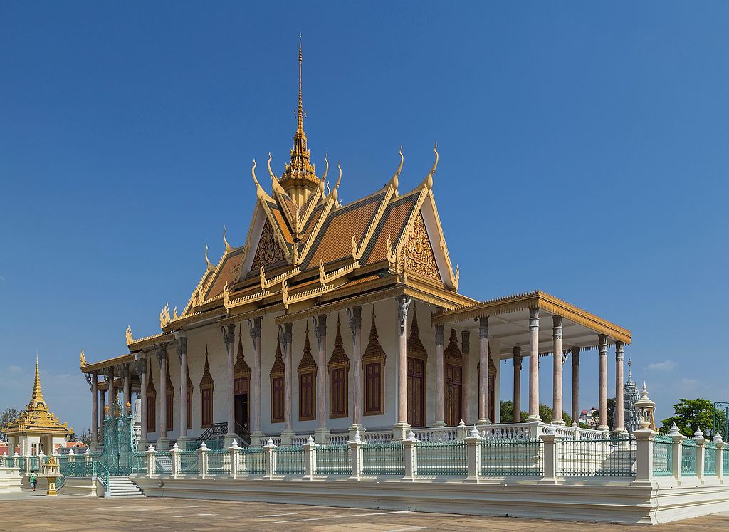 du lịch campuchia - Chùa vàng chùa bạc Phnompenh